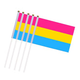 25 Handheld Pansexual Pride Flags